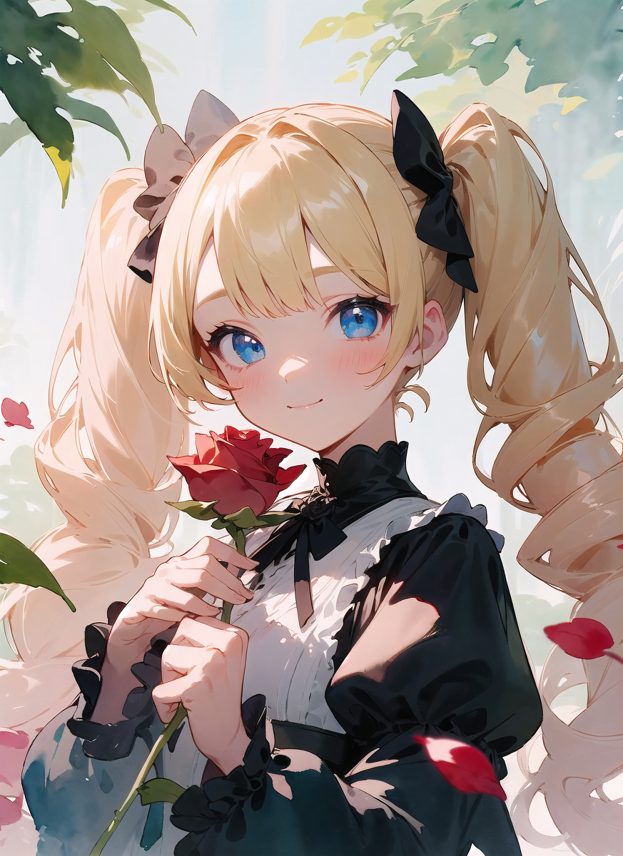 金发少女-pixiv插画-作品交流服务