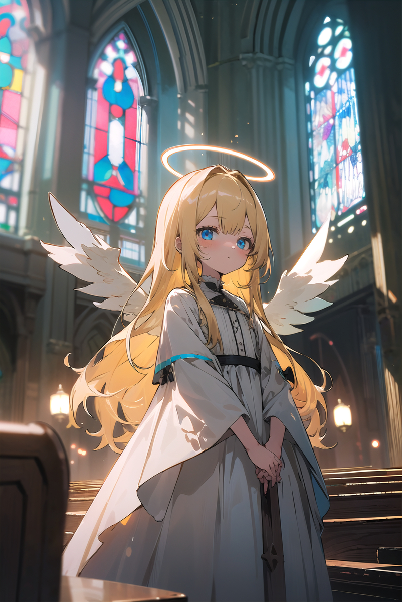 天使-pixiv插画-作品交流服务