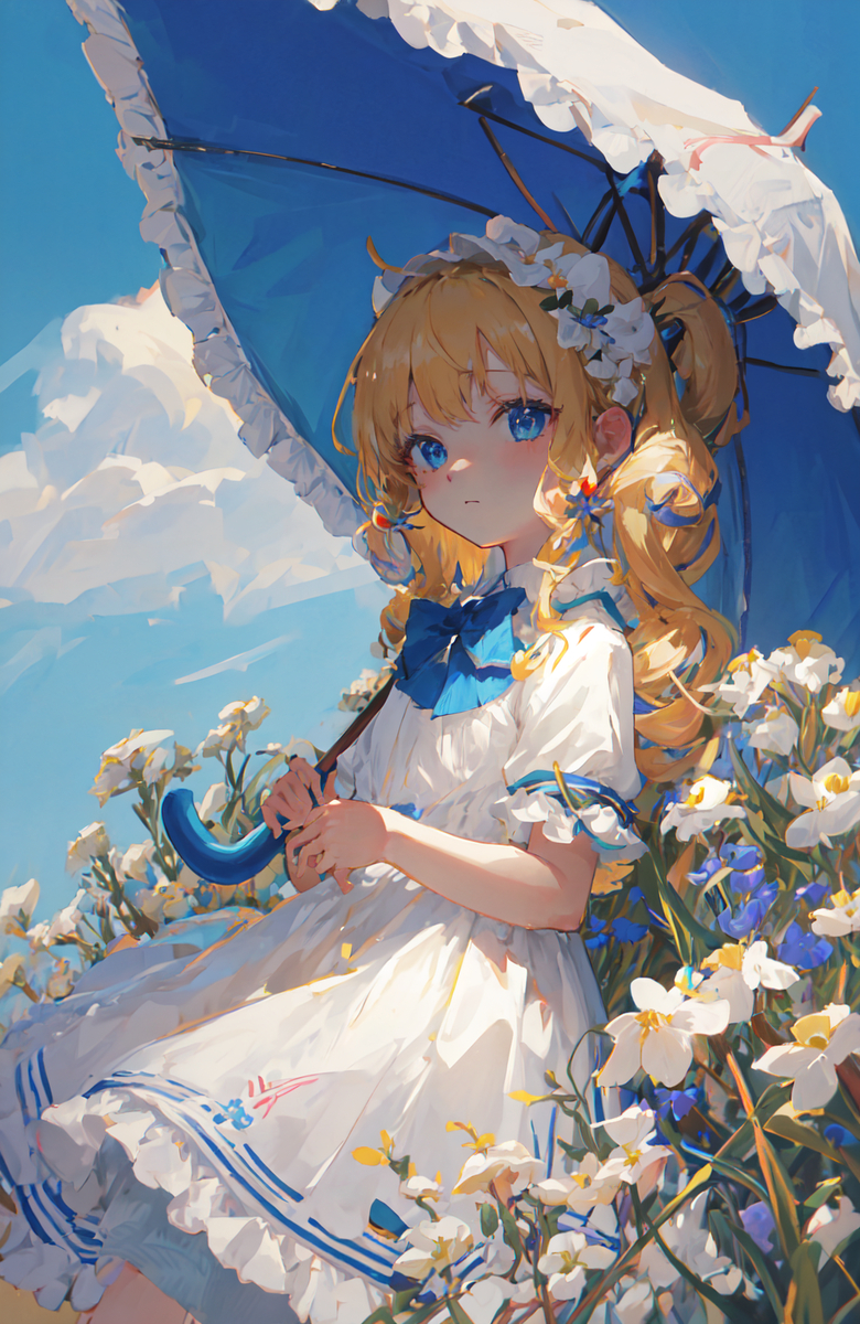 金色头发的少女-pixiv插画-作品交流服务