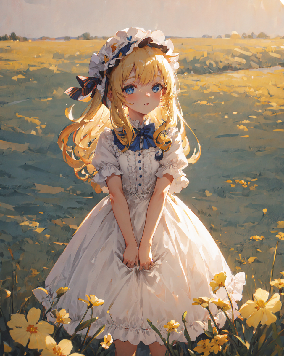 金色头发的少女-pixiv插画-作品交流服务