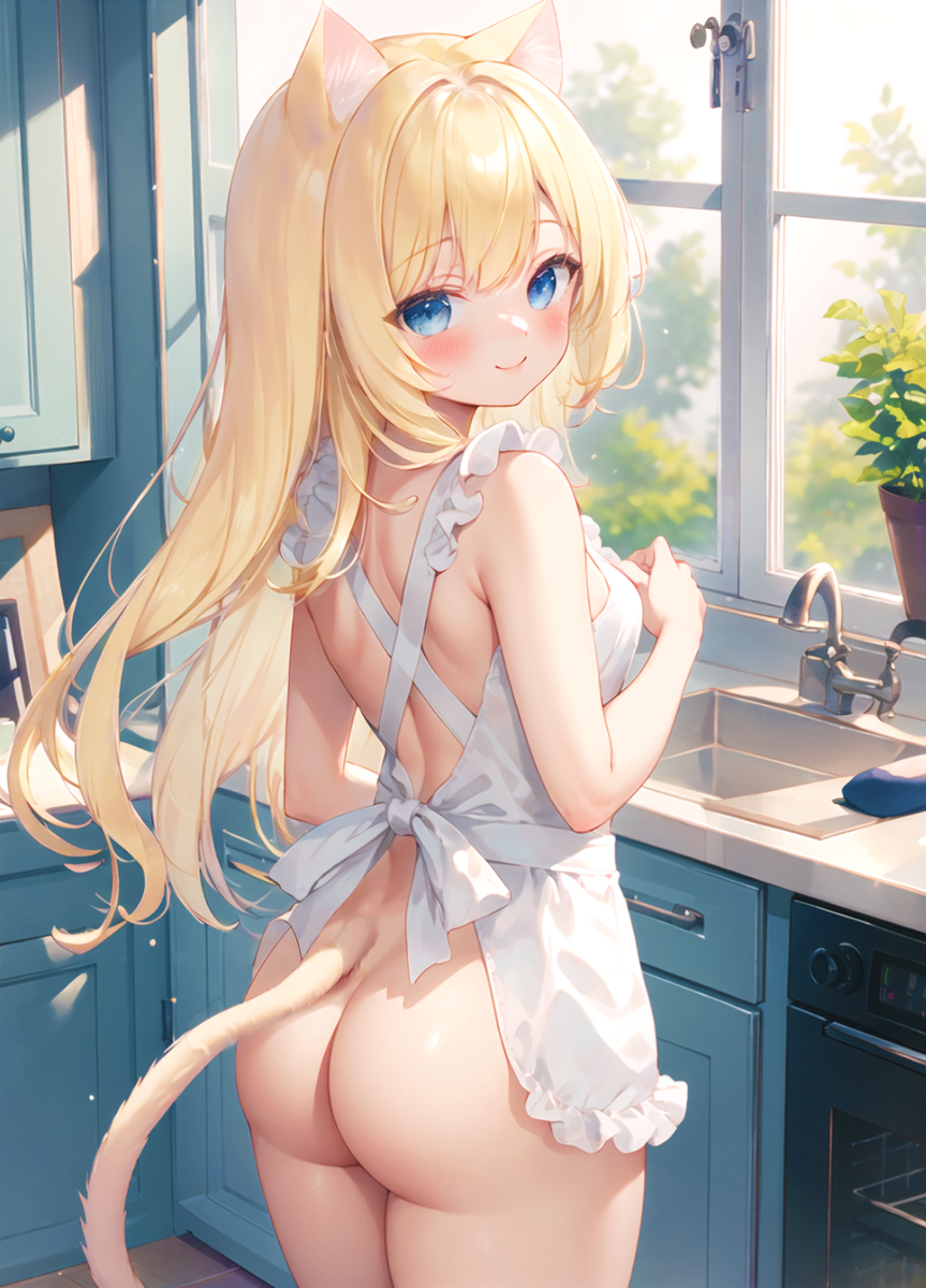 与猫耳少女的同居生活-pixiv插画-作品交流服务