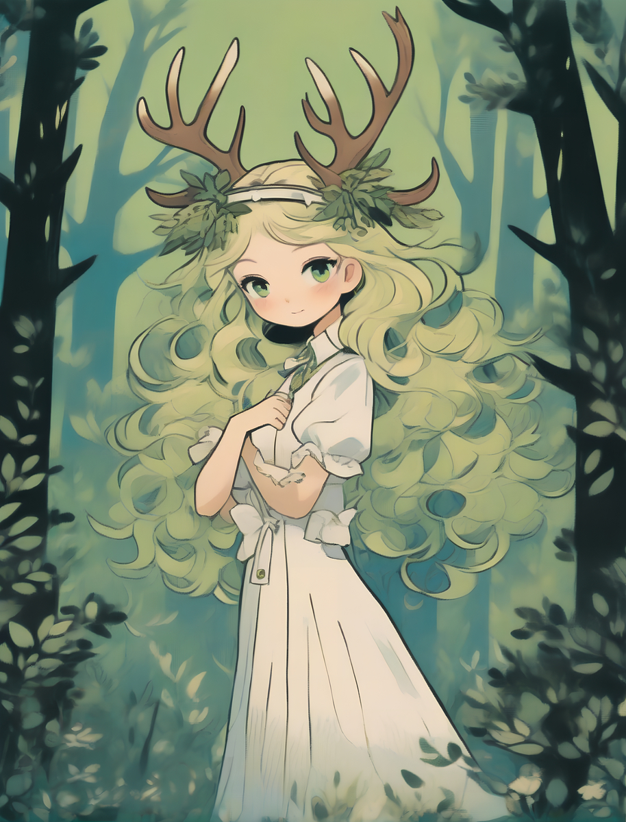 小鹿公主-pixiv插画-作品交流服务