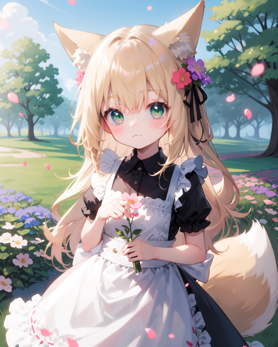 狐女仆-pixiv插画-作品交流服务