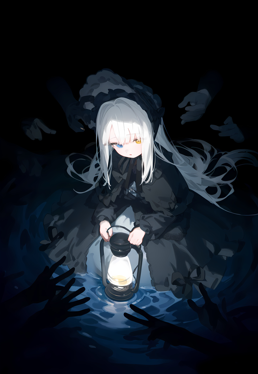 黑暗的深处-pixiv插画-作品交流服务