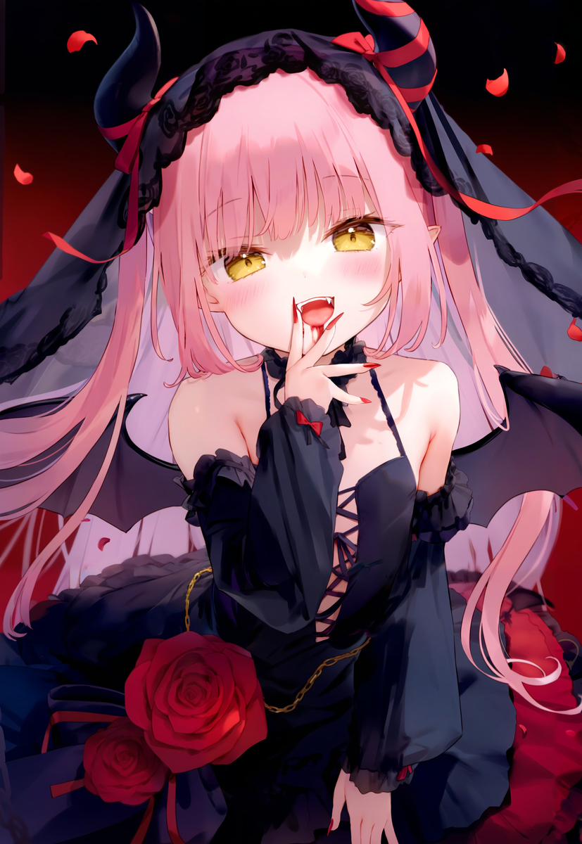 吸血鬼？又或是。。。-pixiv插画-作品交流服务