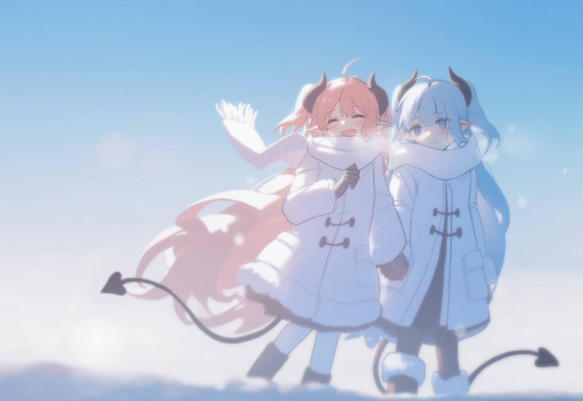 看雪-pixiv插画-作品交流服务