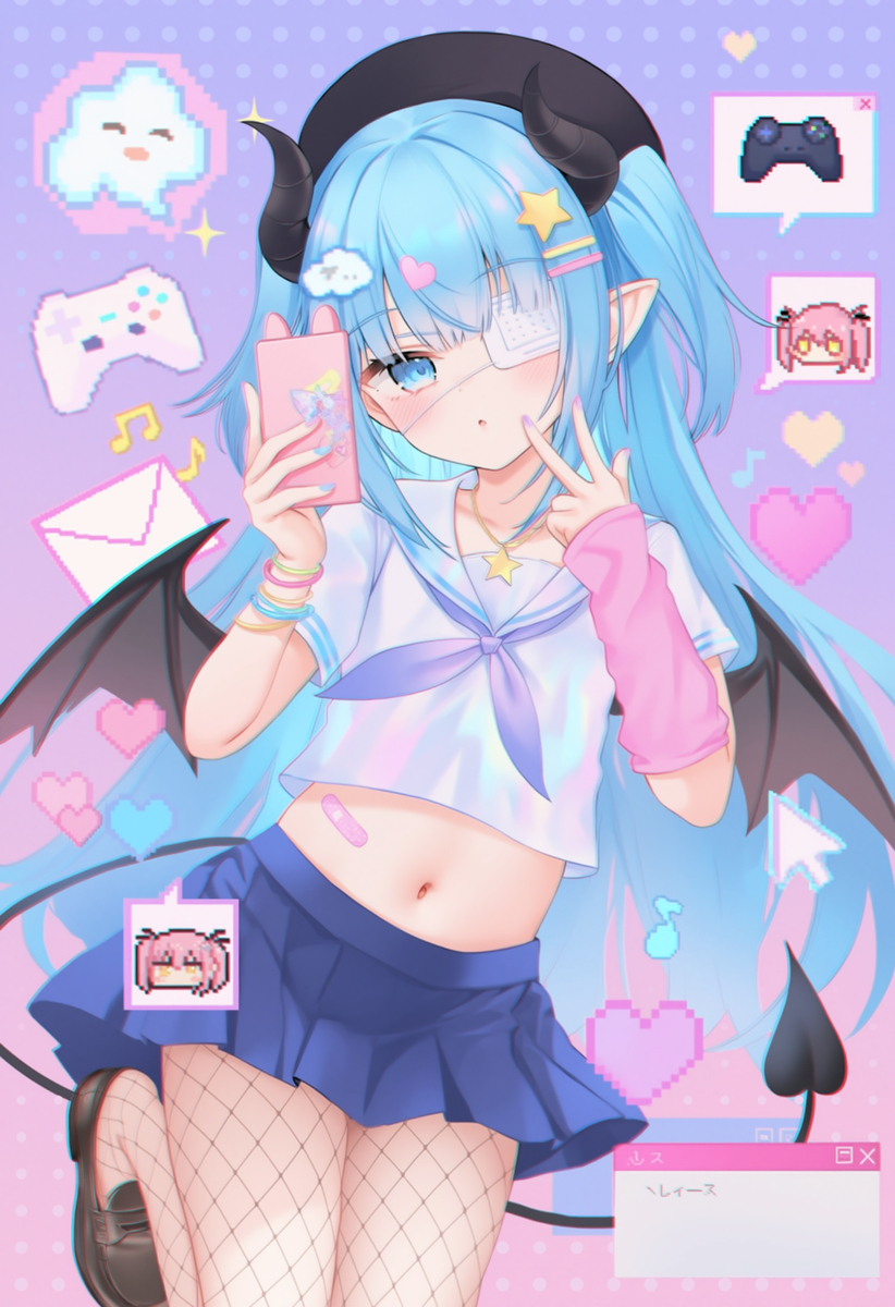 漂流瓶联系-pixiv插画-作品交流服务