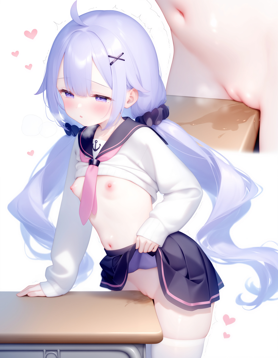 桌子弄脏了…哥哥，对不起…-pixiv插画-作品交流服务