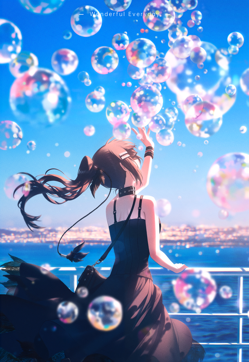 肥皂泡-pixiv插画-作品交流服务