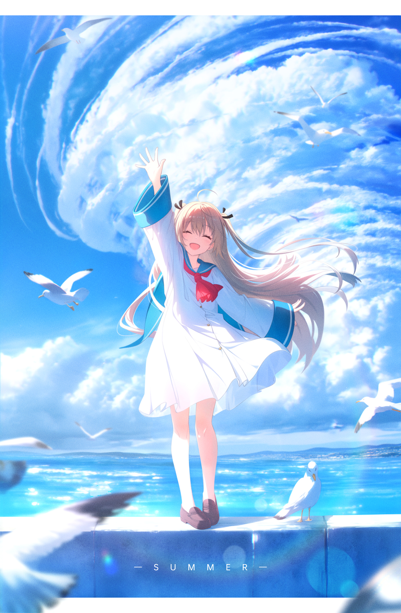 夏-pixiv插画-作品交流服务