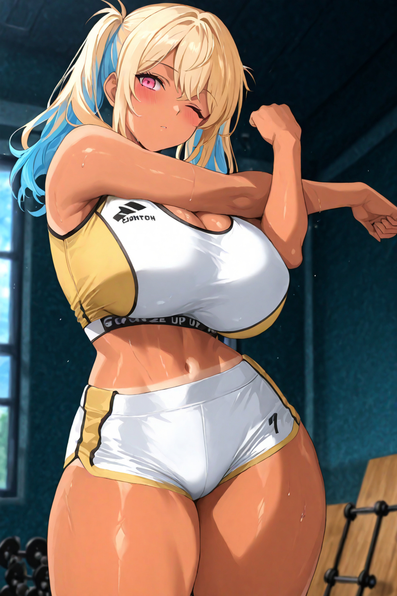 再等我一下下~我要熱身好了-pixiv插画-作品交流服务