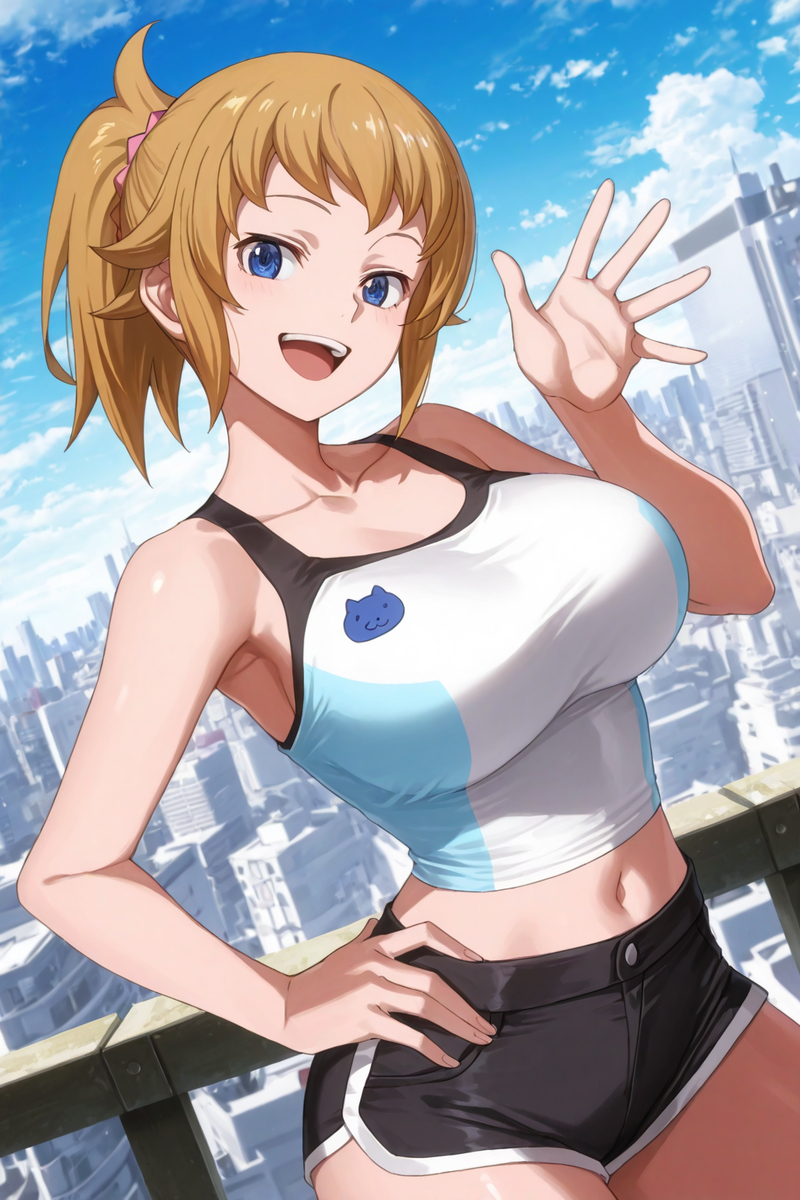 ホシノ・フミナ (ガンダムビルドファイターズ)-pixiv插画-作品交流服务