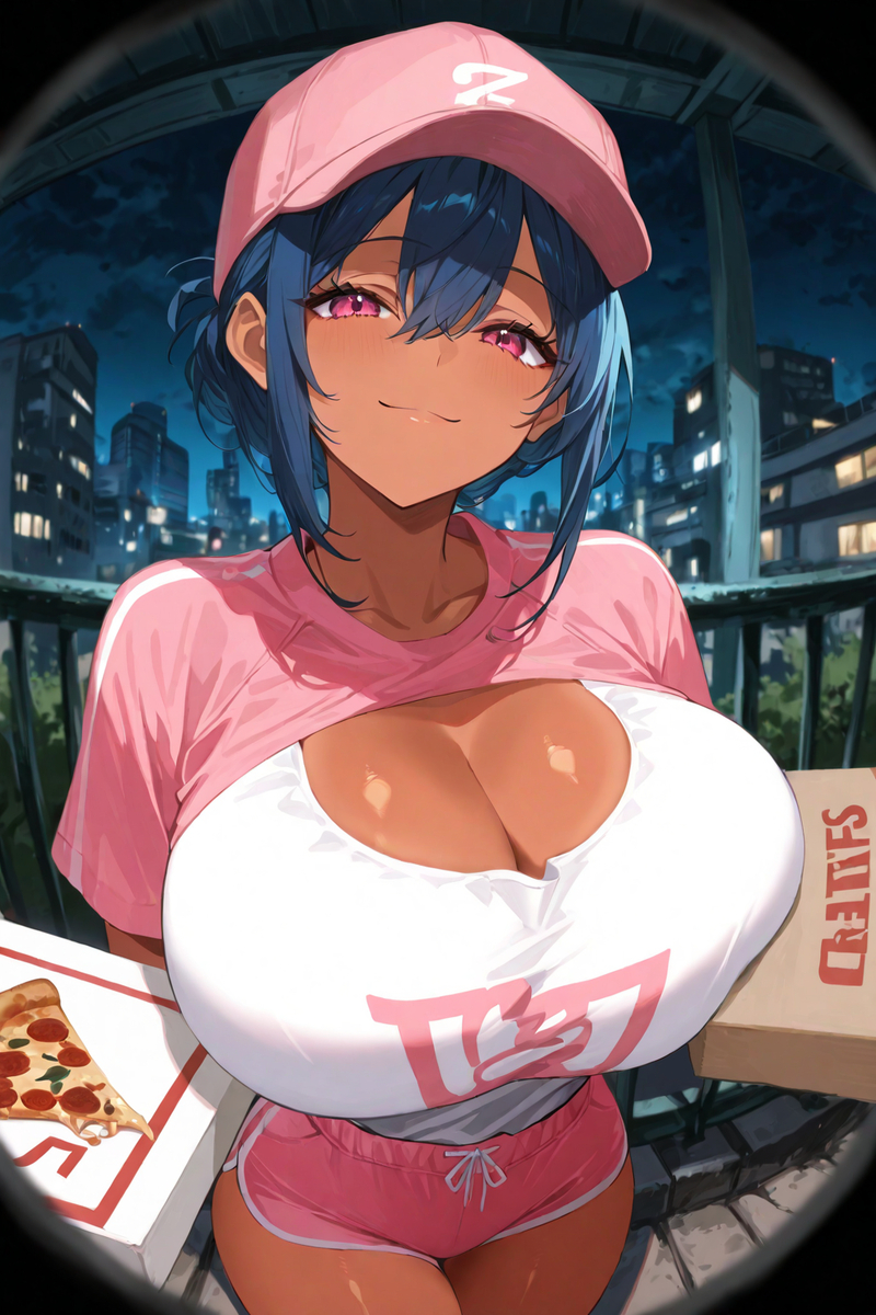 哈囉!你要的披薩來了!-pixiv插画-作品交流服务