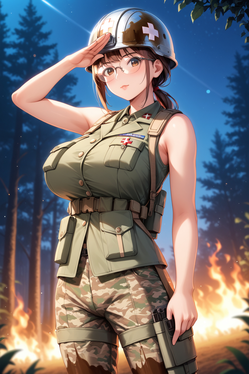 長官~我照你的命令放好火了!-pixiv插画-作品交流服务