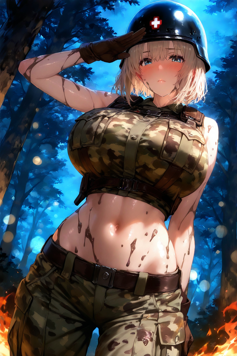 長官~我已經在這座森林放火了!-pixiv插画-作品交流服务