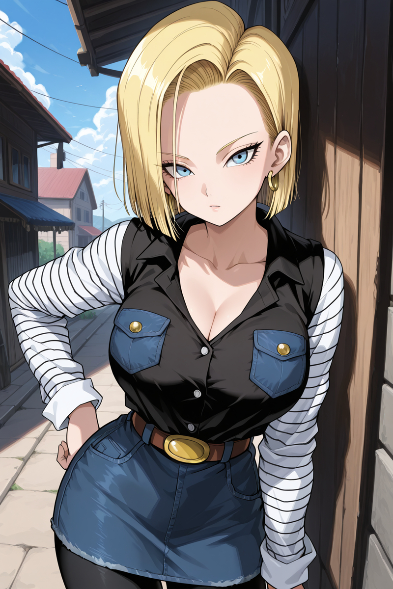 人造人間18号 (ドラゴンボール)-pixiv插画-作品交流服务