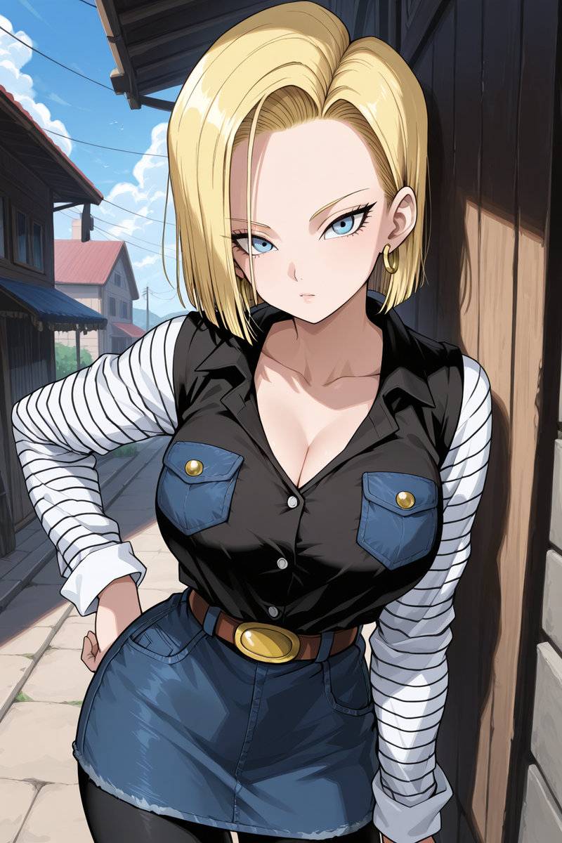 人造人間18号 (ドラゴンボール)-pixiv插画-作品交流服务