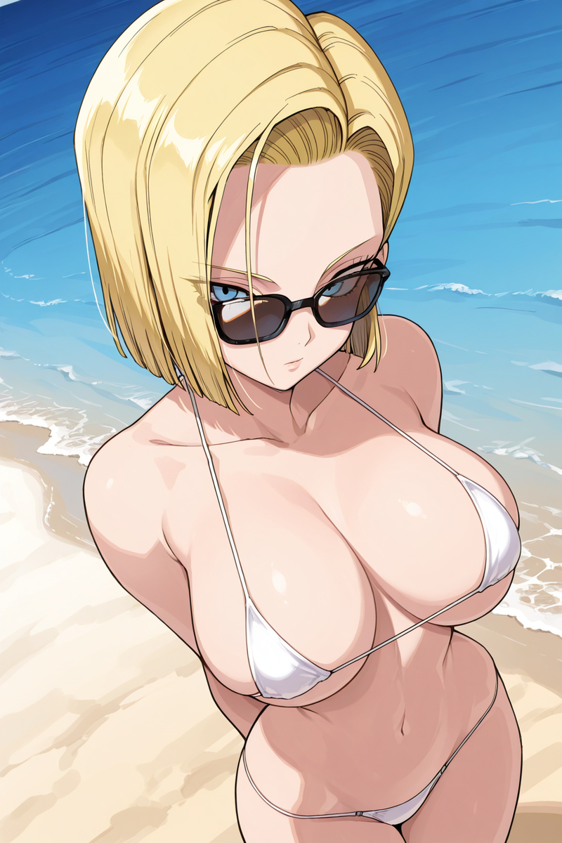 人造人間18号 (ドラゴンボール)-pixiv插画-作品交流服务