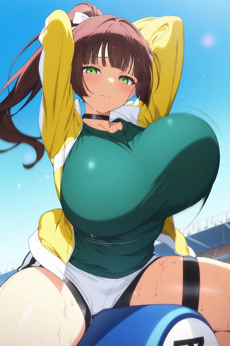 胸部比身體還要勤快的運動啊!-pixiv插画-作品交流服务