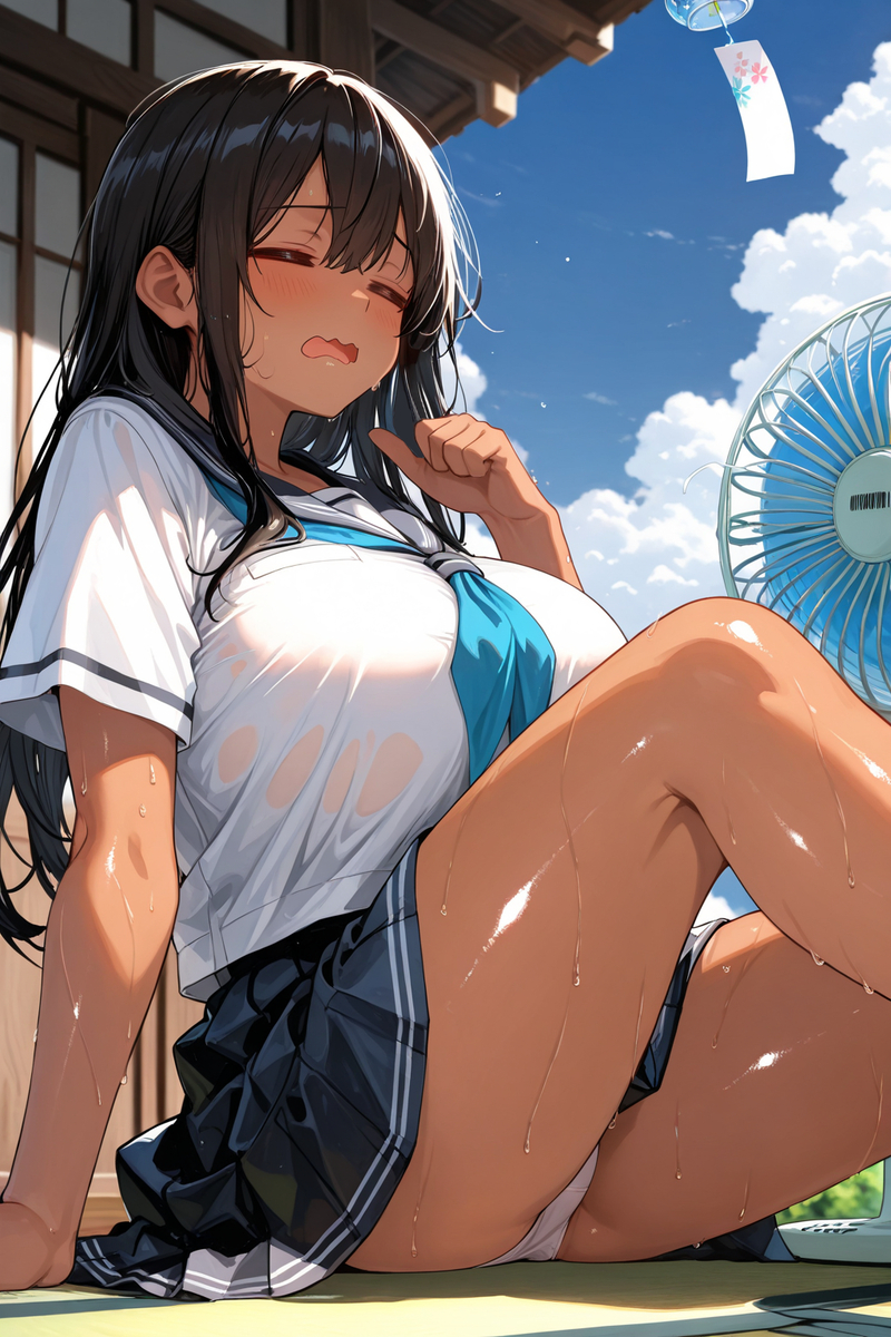 熱死我了~好想吃冰棒!-pixiv插画-作品交流服务