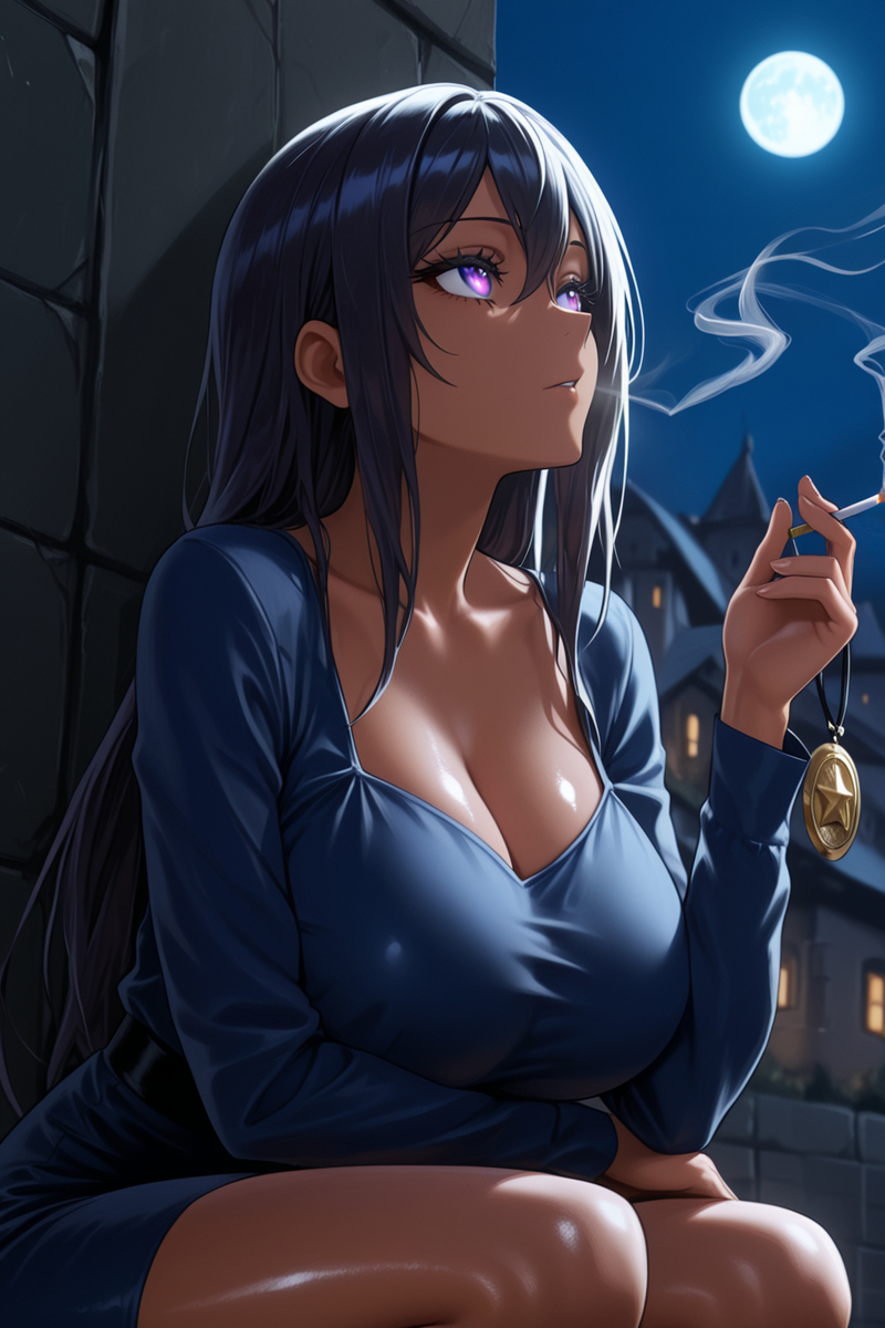 剛撿到的項鍊~該怎麼辦呢?-pixiv插画-作品交流服务