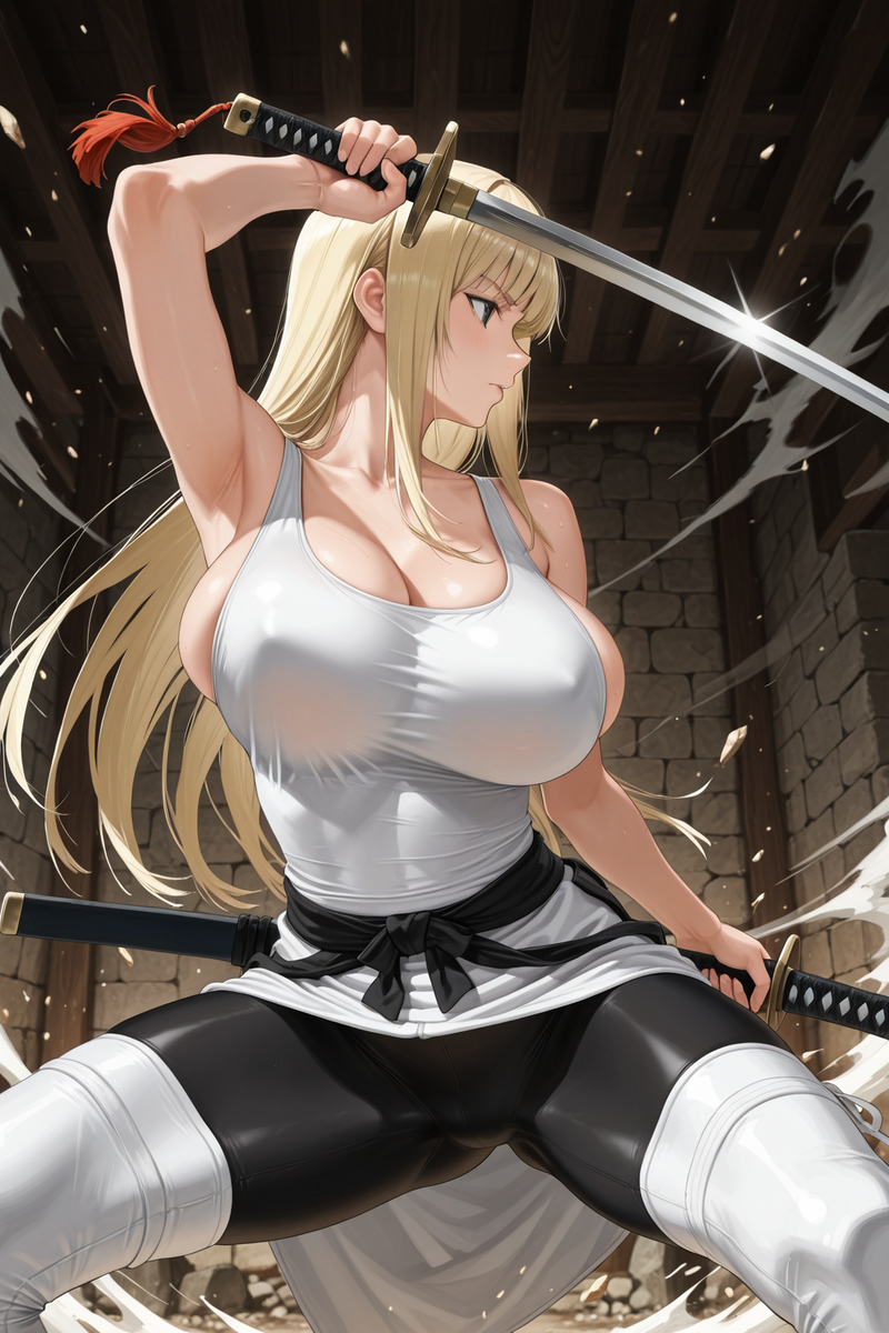 你在旁邊看清楚我等一下要施展的招式!-pixiv插画-作品交流服务