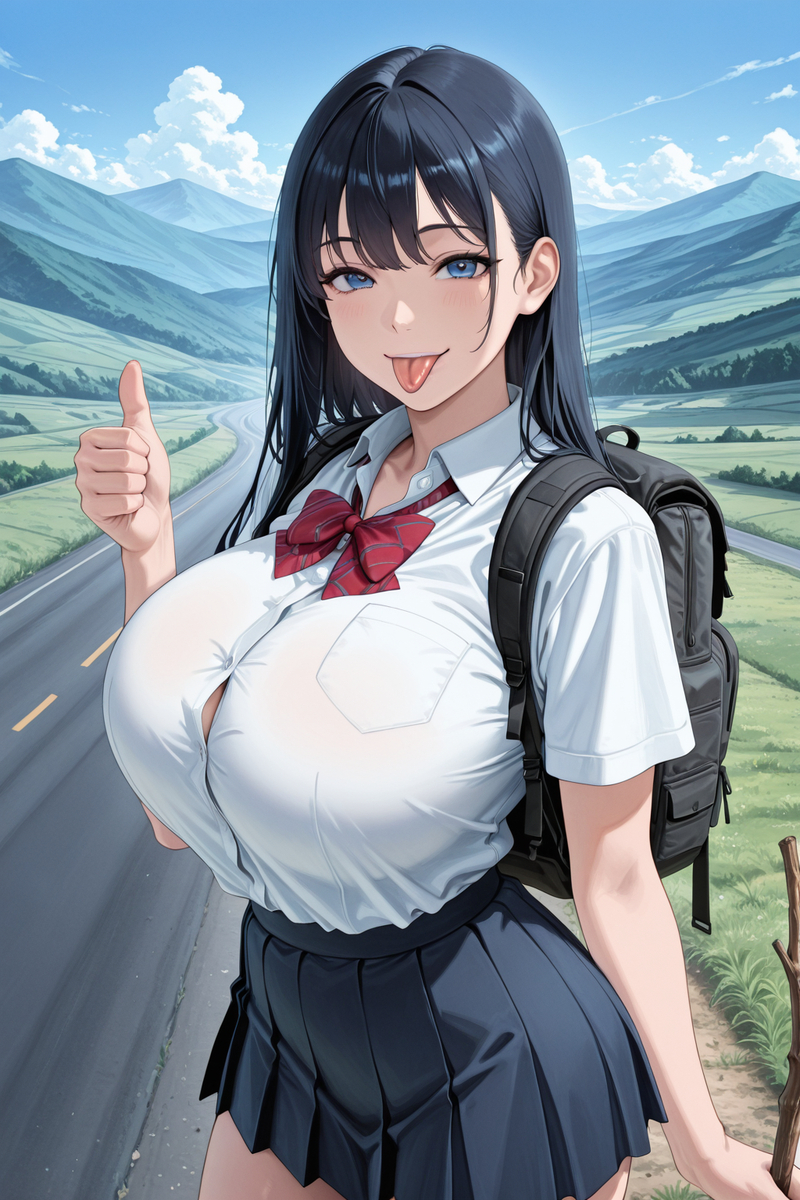 放心吧~JK旅行對我來說不算什麼!-pixiv插画-作品交流服务