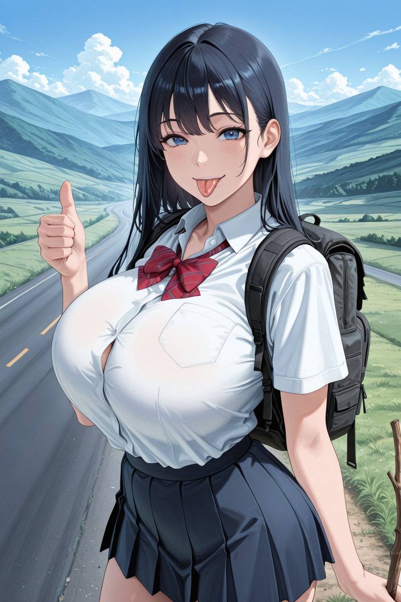 放心吧~JK旅行對我來說不算什麼!-pixiv插画-作品交流服务