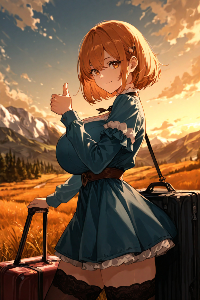 別擔心了~我暑假就會回來~到時期待我買回來的特產吧-pixiv插画-作品交流服务