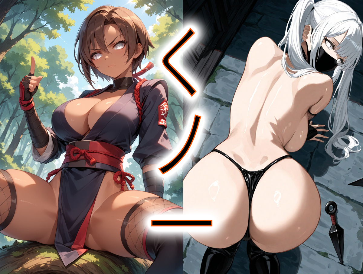 『くノ一』在DLsite發售囉!-pixiv插画-作品交流服务