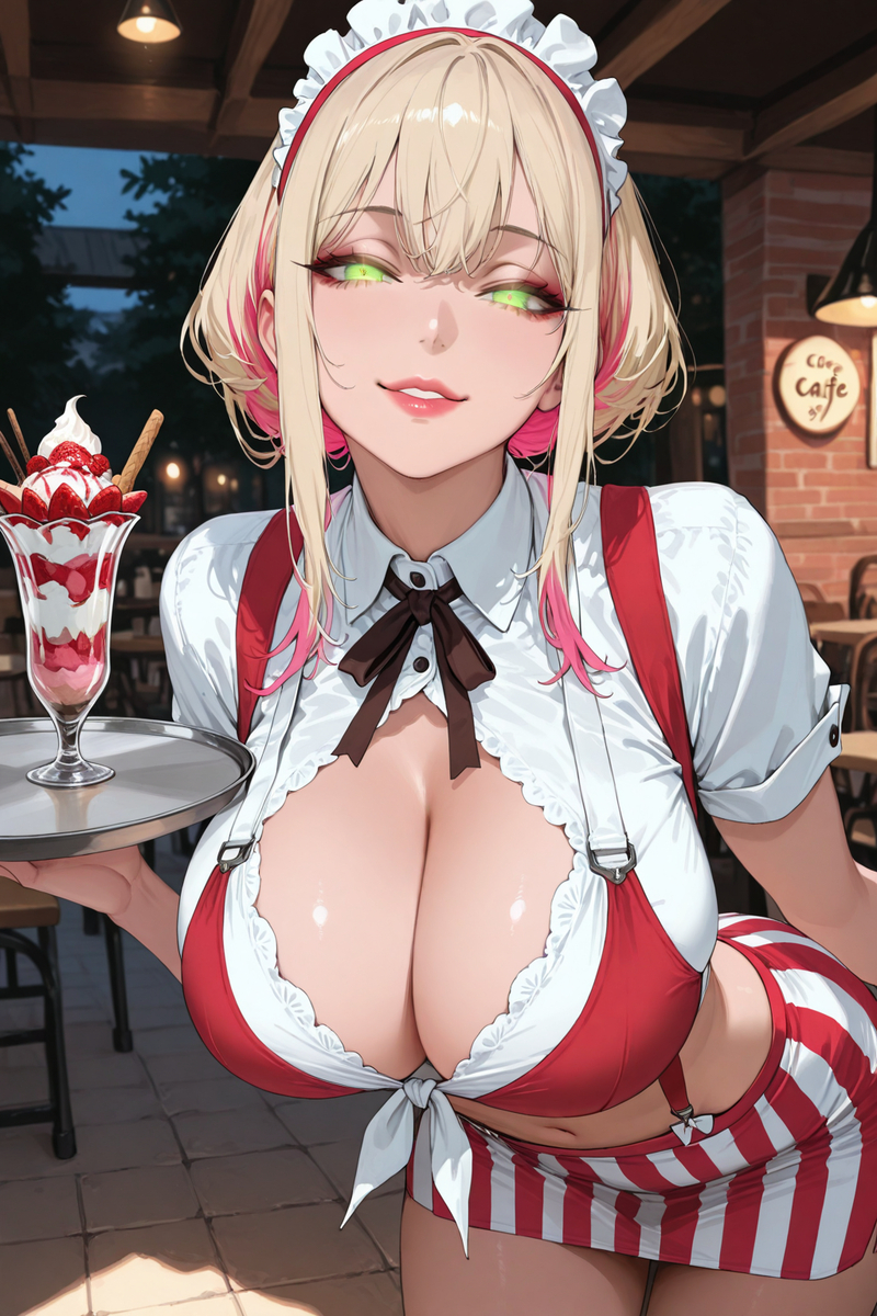 請問這是你點的聖代嗎?-pixiv插画-作品交流服务