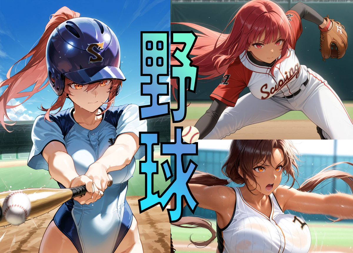 『野球』在DLsite發售囉!-pixiv插画-作品交流服务