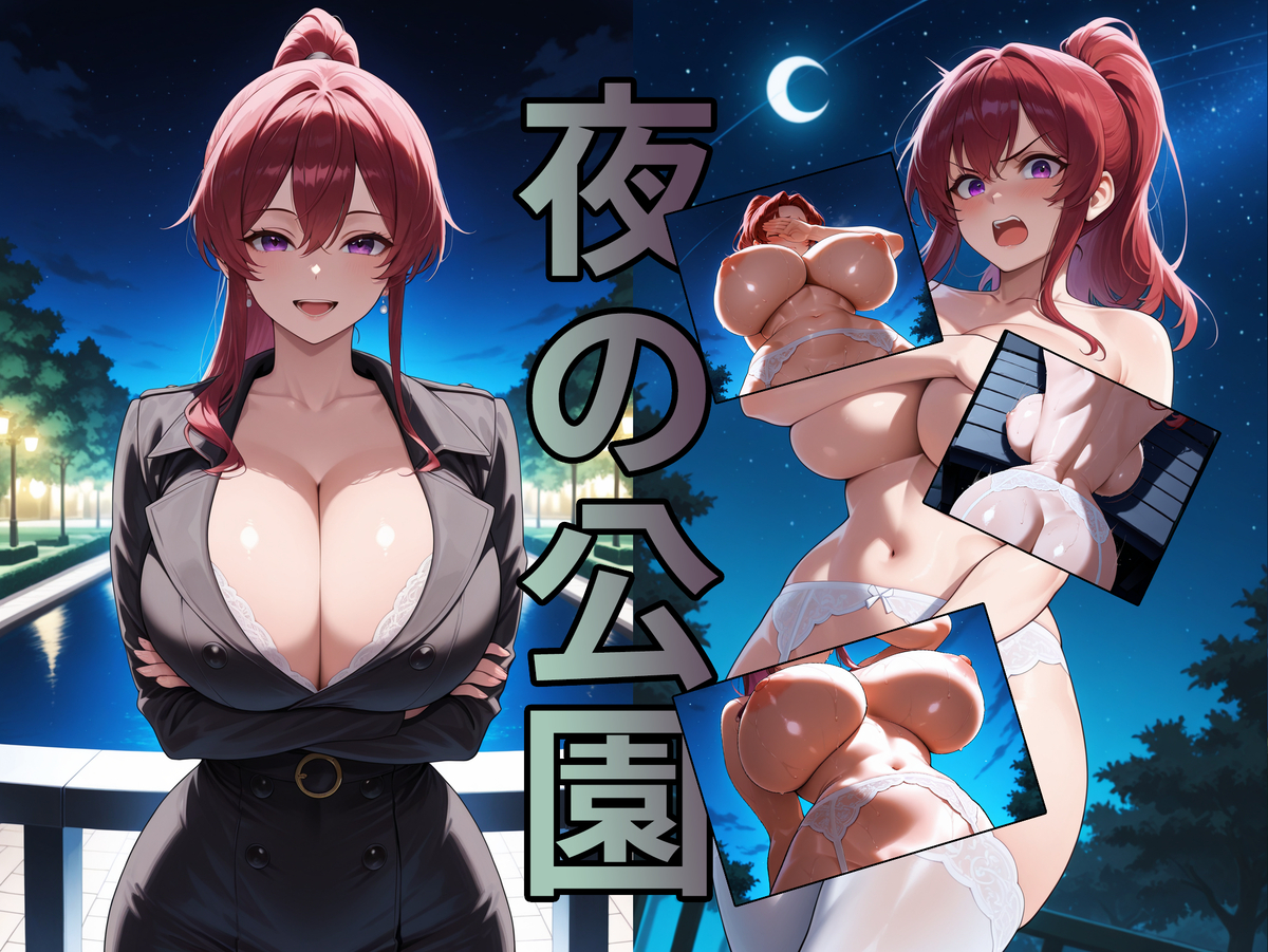 『夜の公園』在DLsite發售囉!-pixiv插画-作品交流服务