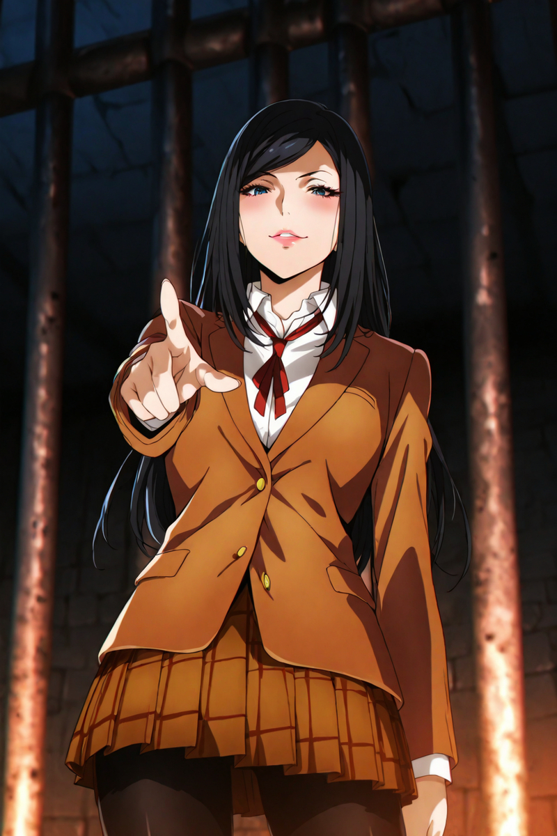 栗原万里 (プリズンスクール)-pixiv插画-作品交流服务