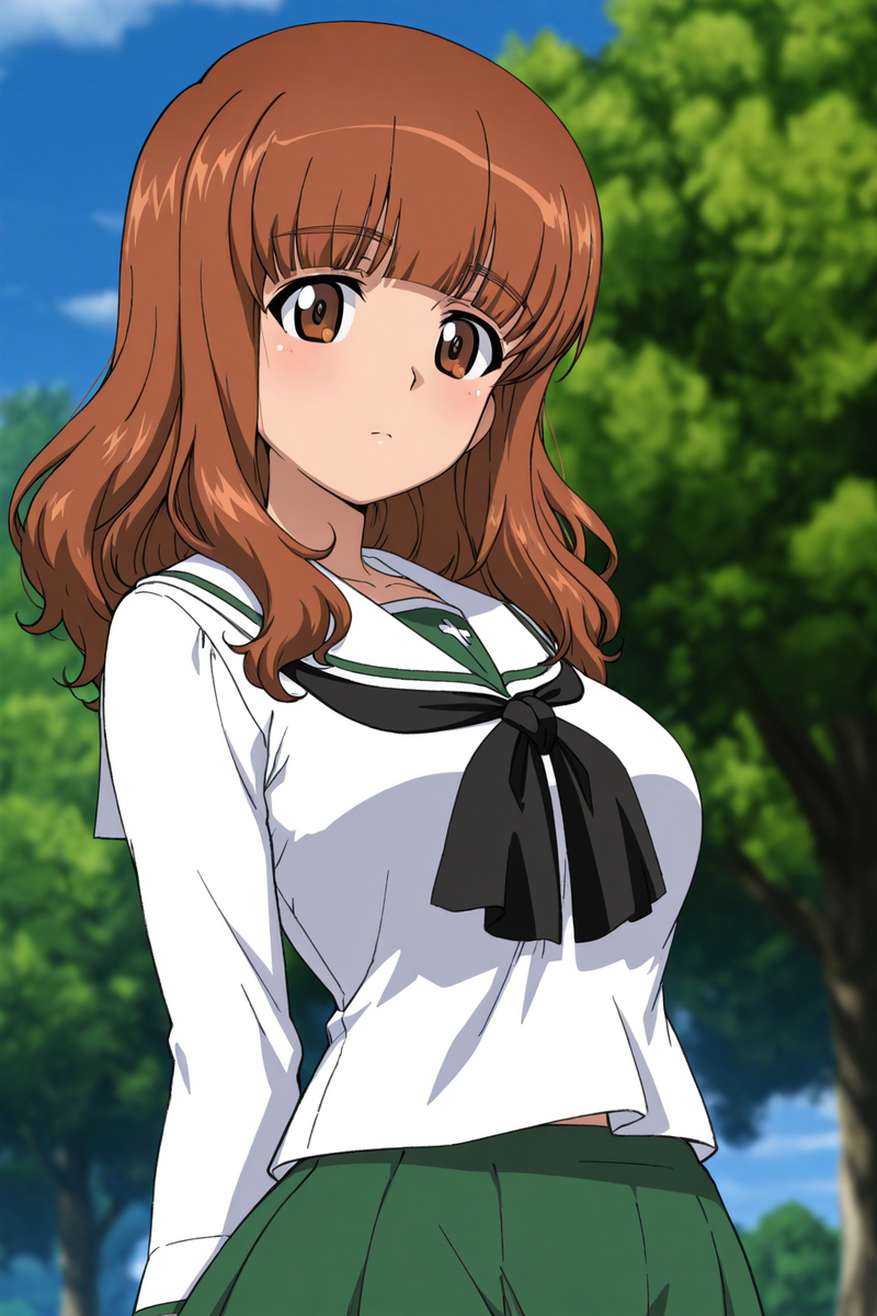 武部沙織 (ガールズ&パンツァー)-pixiv插画-作品交流服务