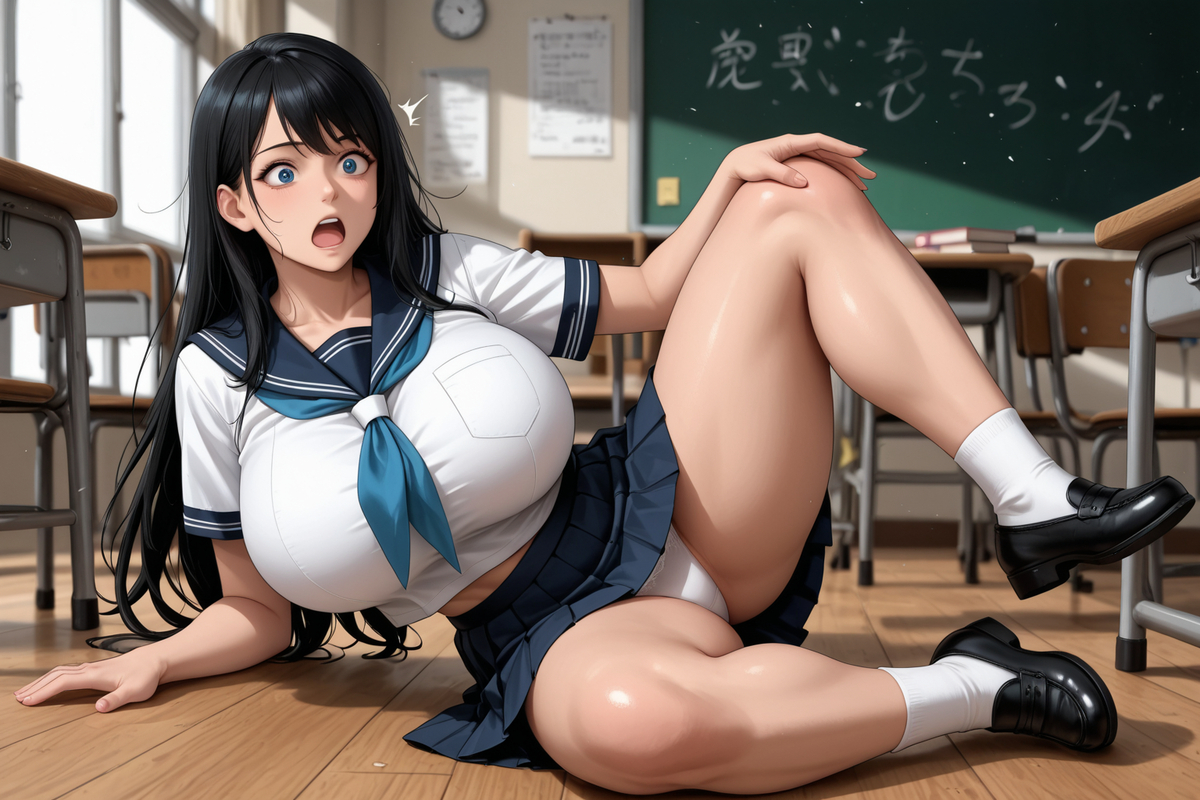 我...我沒有跌倒!只是找東西而已!-pixiv插画-作品交流服务