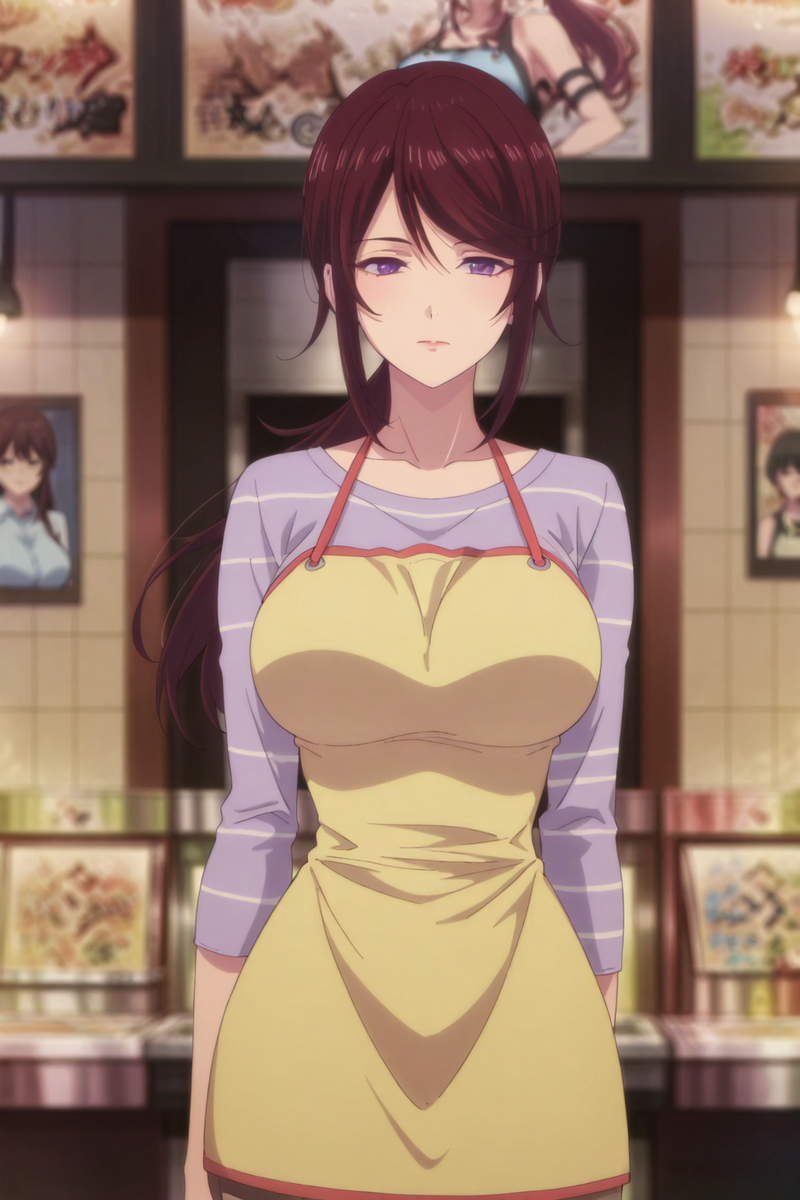 和菓子屋のおばちゃん (女神のカフェテラス)-pixiv插画-作品交流服务