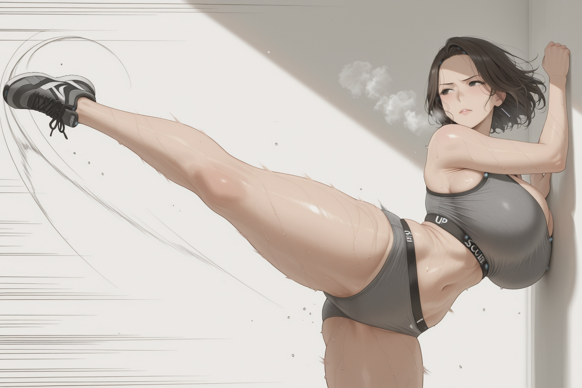 屁股越來越大了~得好好運動才行!-pixiv插画-作品交流服务