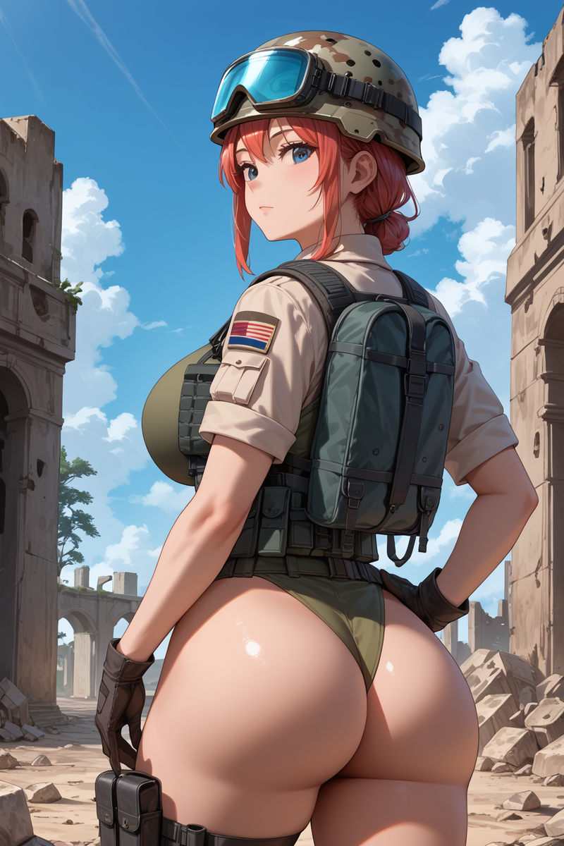 這裡雖然沒有敵人~但還要得警戒才行!-pixiv插画-作品交流服务