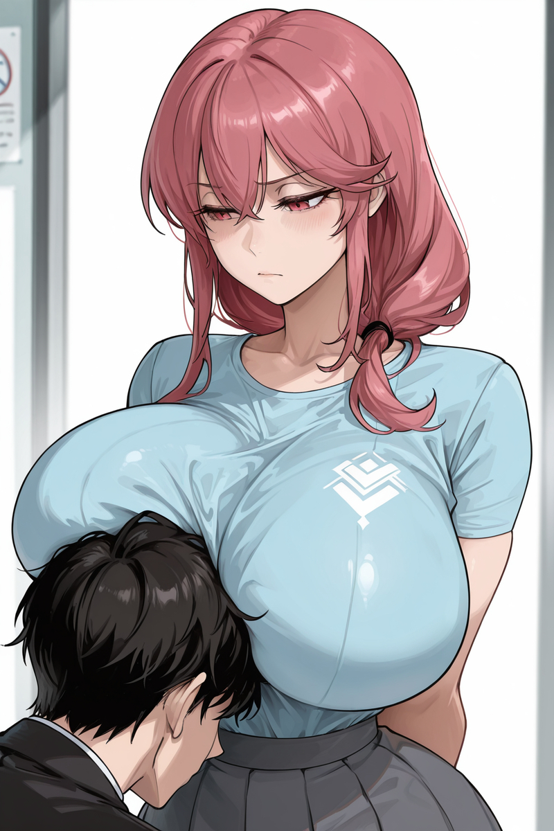 奇怪?感覺我好像頂到軟軟又重的東西...-pixiv插画-作品交流服务