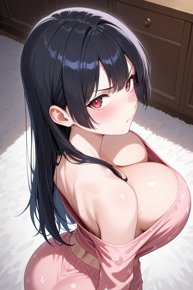 睡衣被撐爆了你看起來會覺得我怎麼那麼拉塌!!!-pixiv插画-作品交流服务