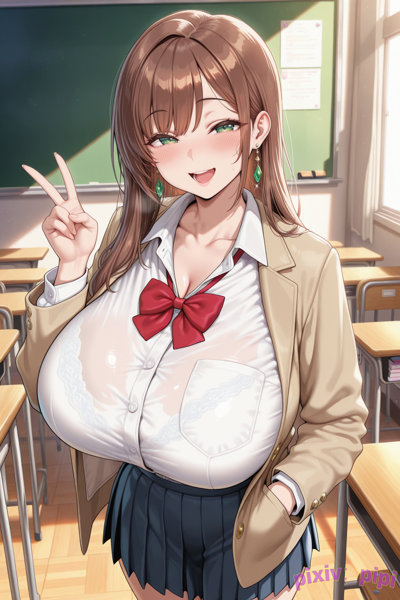 我的爆乳学姐邀请我去她家补习功课-pixiv插画-作品交流服务