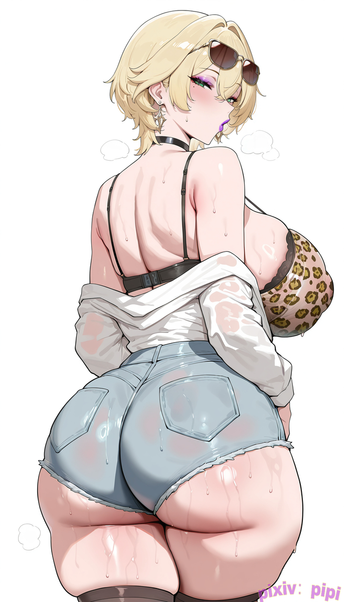 豹纹辣妹-pixiv插画-作品交流服务