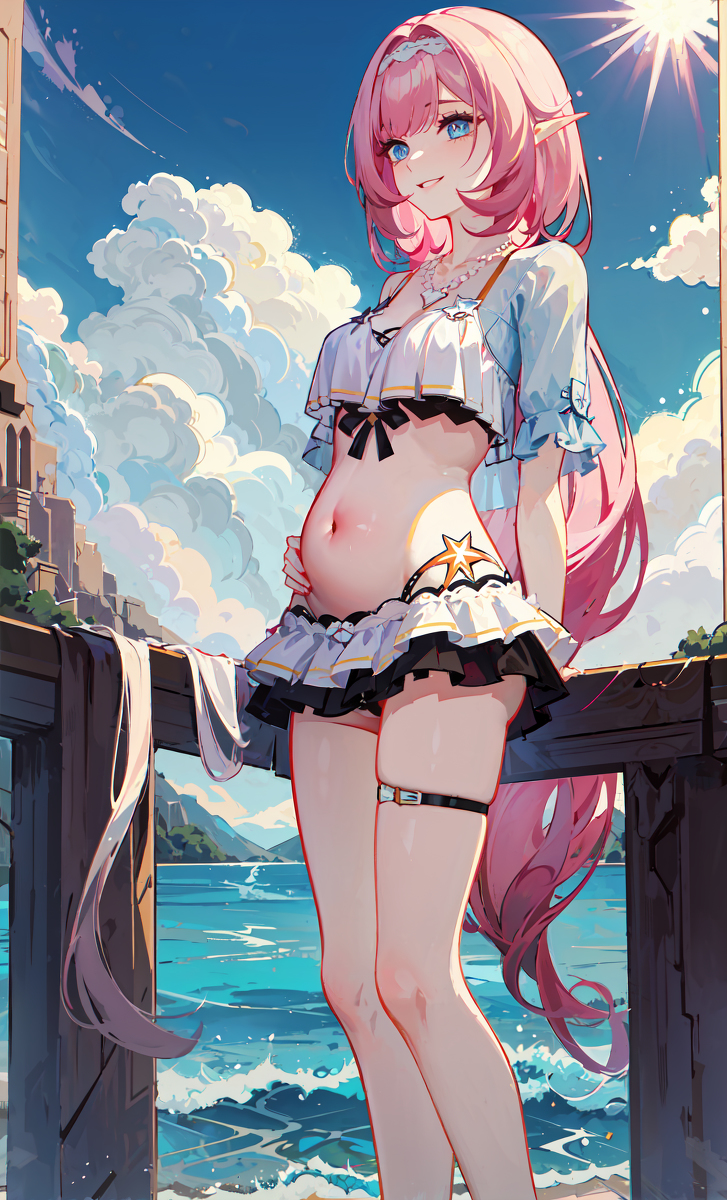 【崩壊3rd】妊娠したエリシア-pixiv插画-作品交流服务