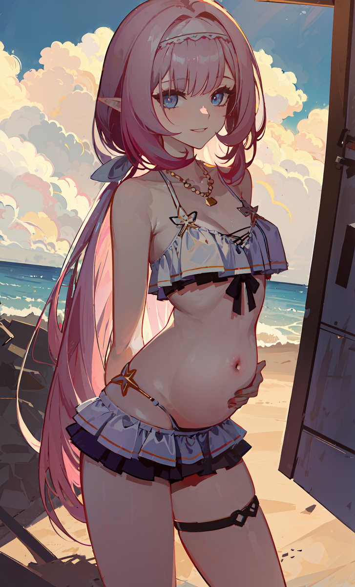 【崩壊3rd】妊娠したエリシア-pixiv插画-作品交流服务