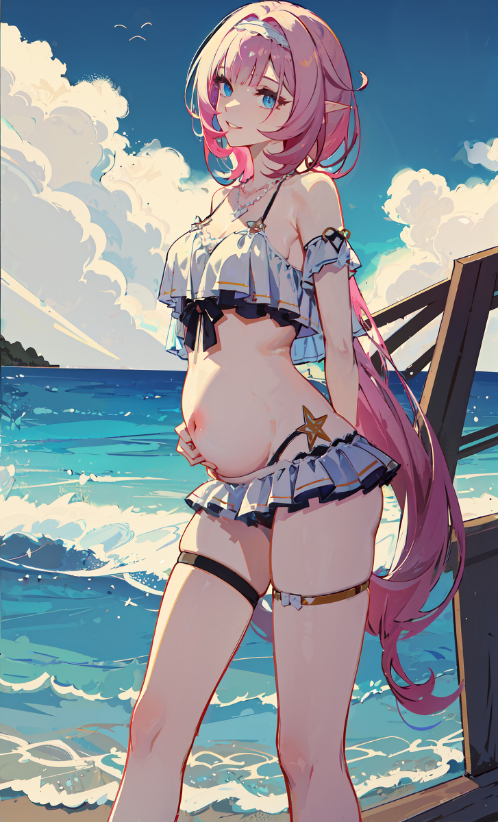 【崩壊3rd】妊娠したエリシア-pixiv插画-作品交流服务