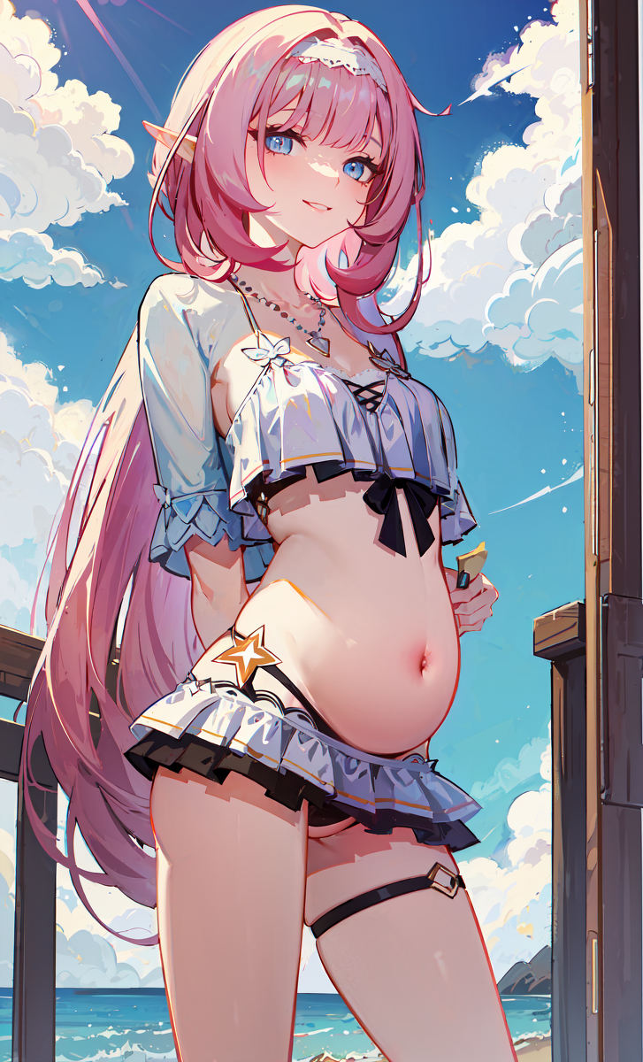 【崩壊3rd】妊娠したエリシア-pixiv插画-作品交流服务