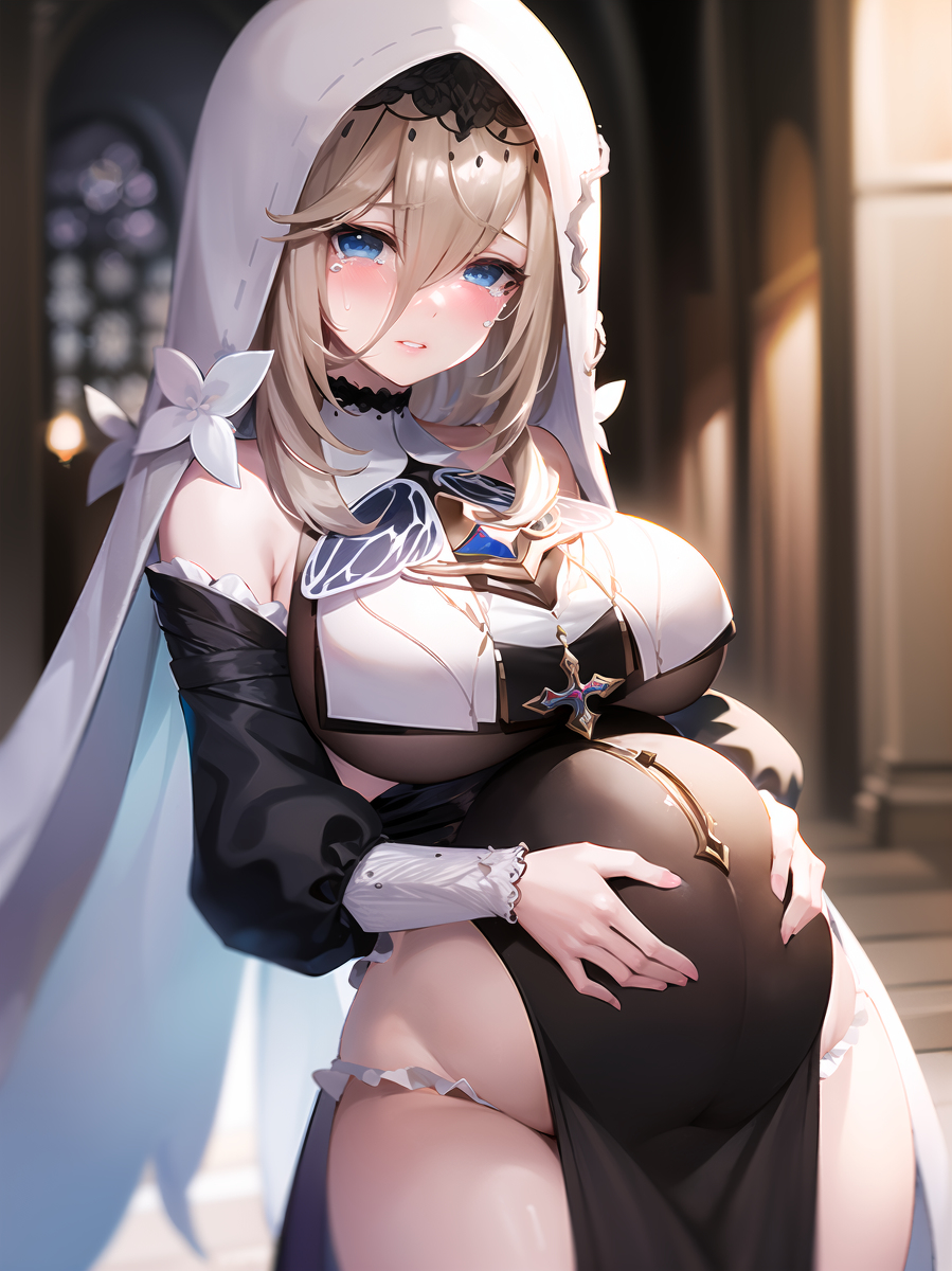 妊娠中のアポニアに陣痛が起こる理由は...騎乗位!?-pixiv插画-作品交流服务