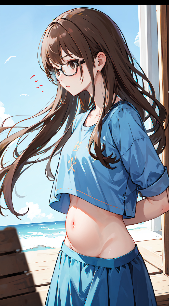 明らかに妊娠してのJK-pixiv插画-作品交流服务