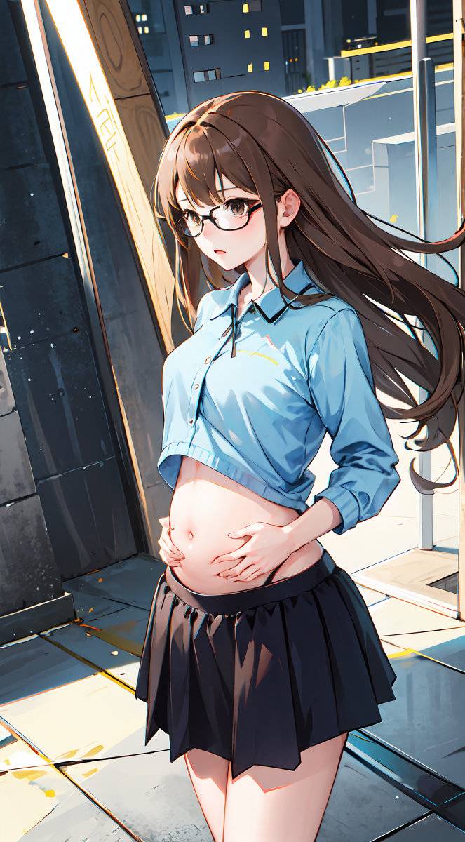 妊娠したの高校の優等生~-pixiv插画-作品交流服务